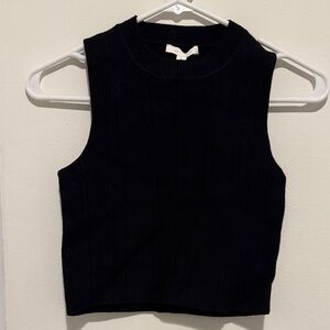 Elegant Black Sleeveless Tank Top